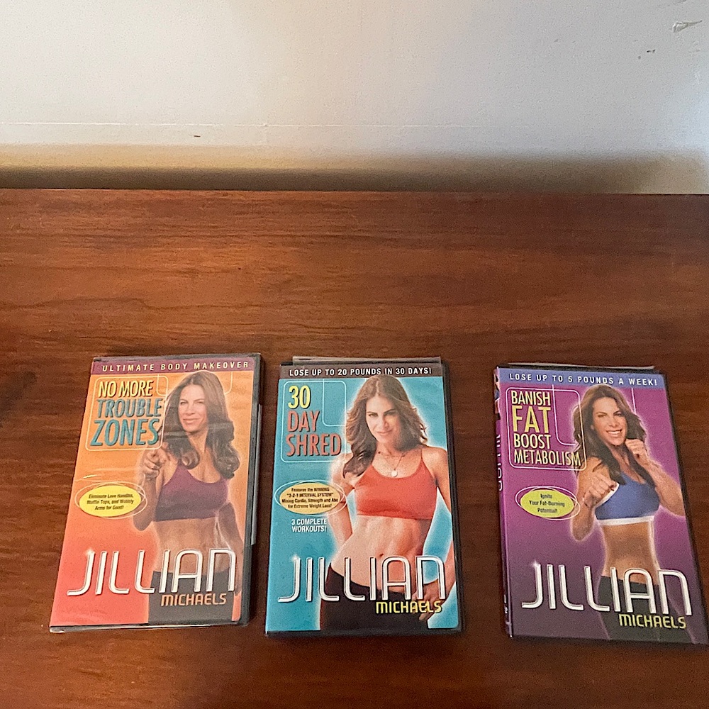 Jillian Michaels 3 dvd set.